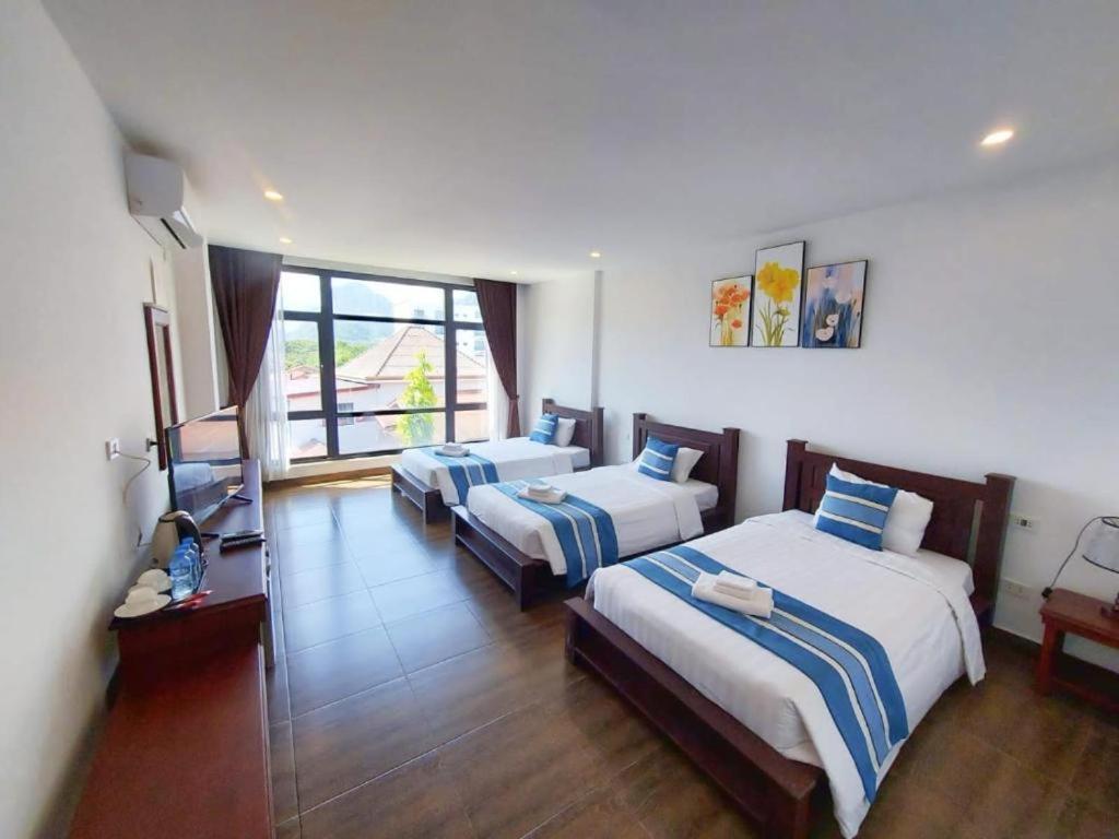 Vang Vieng Topview Hotel Экстерьер фото