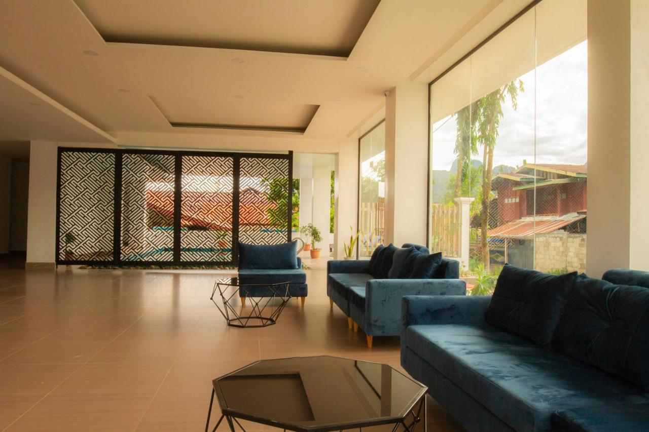 Vang Vieng Topview Hotel Экстерьер фото