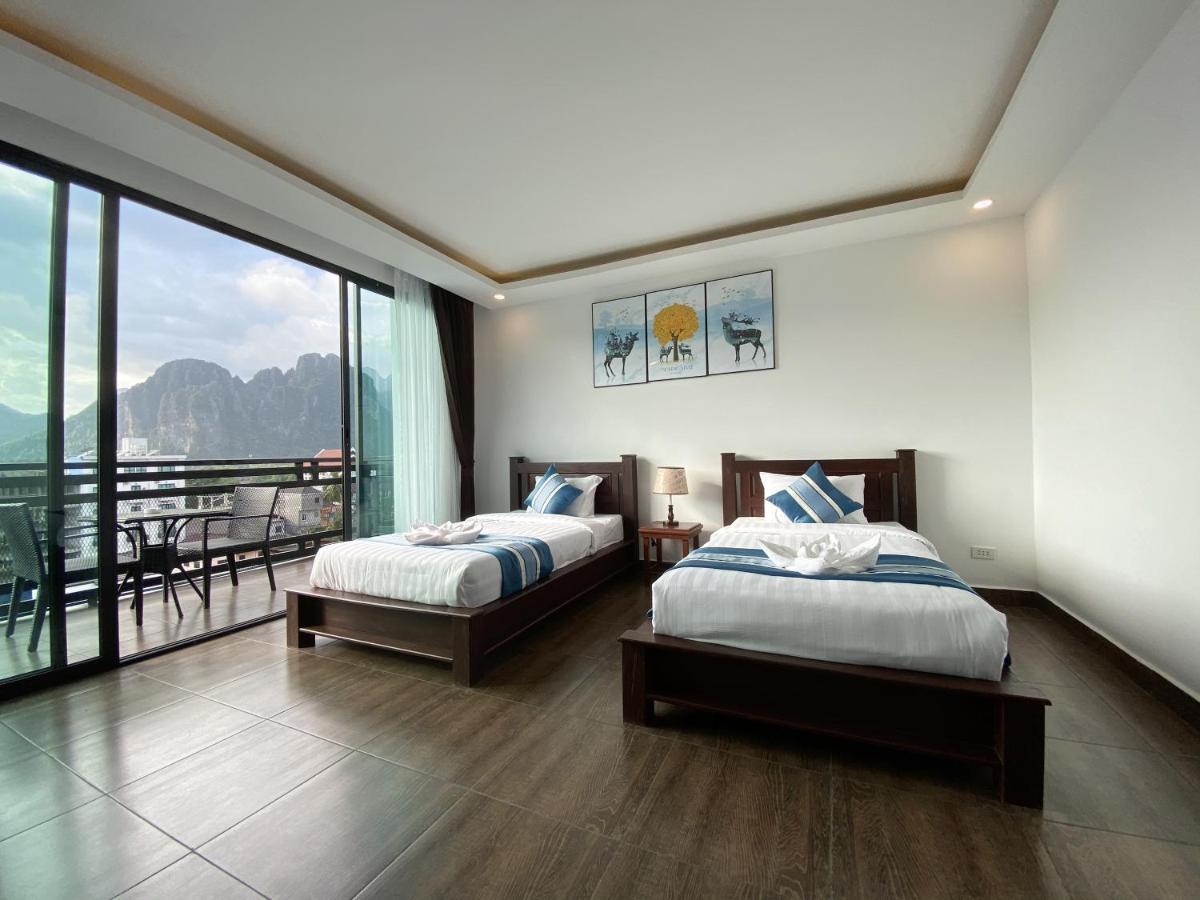 Vang Vieng Topview Hotel Экстерьер фото